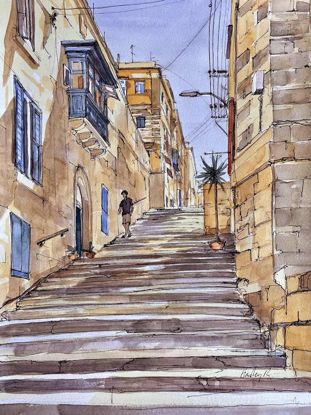 Descending, Valetta, Malta